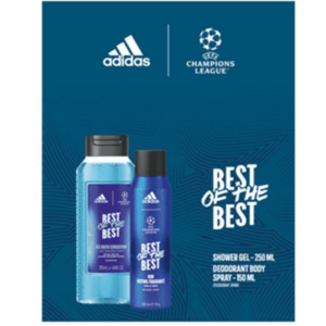 Adidas UEFA Best Of The Best - sprchový gel 250 ml + deodorant ve spreji 150 ml obraz