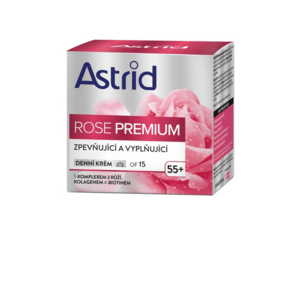 Astrid Zpevňující a vyplňující denní krém OF 15 Rose Premium 50 ml obraz
