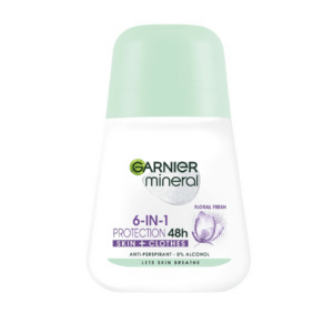 Garnier Minerální antiperspirant Protection Floral Fresh 48h Roll-on pro ženy 50 ml obraz
