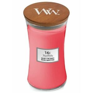 WoodWick Vonná svíčka váza Melon & Pink Quartz 609, 5 g obraz