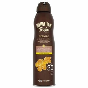 Hawaiian Tropic Suchý olej na opalování SPF 30 Protective (Dry Oil Continuous Spray) 180 ml obraz
