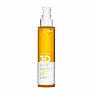 Clarins Opalovací olej ve spreji na tělo a vlasy SPF 30 (Sun Care Oil Mist) 150 ml obraz