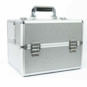 Kosmetický kufřík SENSE - glitter, stříbrný obraz