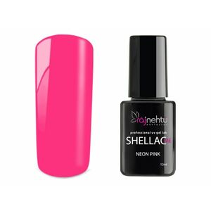 Ráj nehtů UV gel lak Shellac Me 12ml - Neon Pink obraz