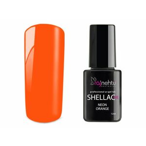 Ráj nehtů UV gel lak Shellac Me 12ml - Neon Orange obraz