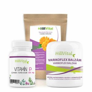 HillVital | Balzám na křečové žíly, vitamíny a čaj - balíček na varixy 500g obraz