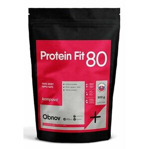 Protein Fit 80 - Kompava 500 g Jahoda obraz