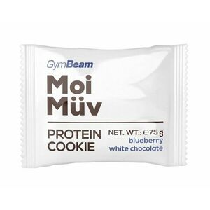 Moi Muv Protein Cookie - GymBeam 75 g Double Chocolate obraz