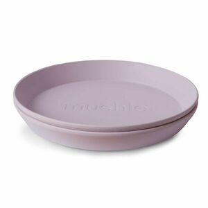 Mushie kulatý talíř 2 ks - Soft Lilac obraz