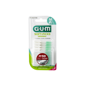 GUM Soft-Picks Regular masážní mezizubní kartáčky s fluoridy, ISO 1, 50 ks obraz