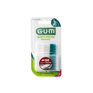 GUM Soft-Picks Large masážní mezizubní kartáčky s fluoridy, ISO 2, 50 ks obraz