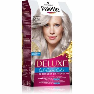 Schwarzkopf Palette Deluxe permanentní barva na vlasy odstín 10-55 240 Dusty Cool Blonde obraz