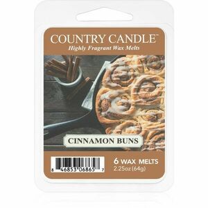 Country Candle Cinnamon Buns vosk do aromalampy 64 g obraz