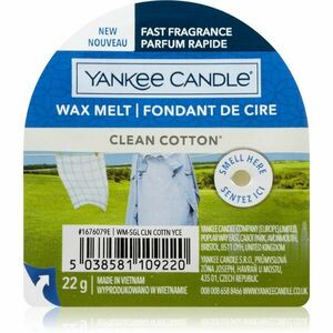 Yankee Candle Clean Cotton vosk do aromalampy 22 g obraz