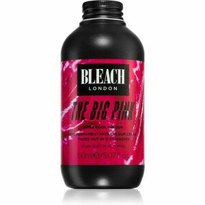 Bleach London Super Cool semi-permanentní barva na vlasy odstín The Big Pink 150 ml obraz