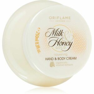 Oriflame Milk & Honey Gold vyživující krém na ruce a tělo 250 ml obraz
