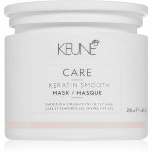 Keune Care Keratin Smooth Mask hydratační maska na vlasy pro suché a poškozené vlasy 200 ml obraz