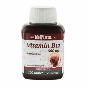 Medpharma Vitamin B12 500 mcg 107 tablet obraz