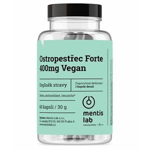Mentis Ostropestřec Forte 400 mg Vegan 60 kapslí obraz