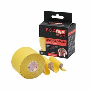 FIXAtape SPORT Standart 5 cm x 5 m kineziologická páska 1 ks žlutá obraz