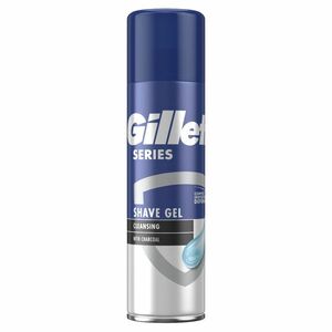 Gillette Series Charcoal čisticí gel na holení s dřevěným uhlím 200 ml obraz