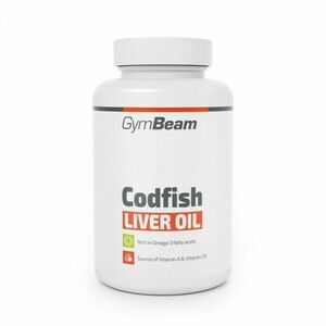 GymBeam Codfish liver oil 90 kapslí obraz