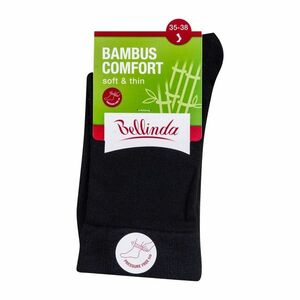 Bellinda BAMBUS Comfort vel. 35–38 dámské ponožky černé obraz