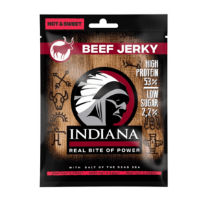 Indiana Jerky Beef Hot & Sweet 25 g obraz