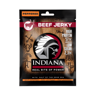 Indiana Jerky Beef Peppered 25 g obraz