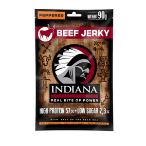 Indiana Jerky Beef Peppered 90 g obraz