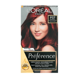 Loréal Paris Preference Permanentní barva na vlasy P37 Budapest intenzivní červená tmavá obraz
