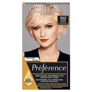 Loréal Paris Preference Permanentní barva na vlasy 102 Sydney velmi světlá blond duhová obraz