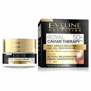 EVELINE COSMETICS Royal Caviar Actively rejuvenating day cream-concentrate 50+ 50 ml obraz