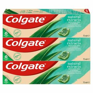 COLGATE Natural Extracts Aloe Vera zubní pasta 3 x 75ml obraz