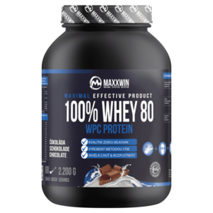 MAXXWIN 100% Whey protein 80 čokoláda 2200 g obraz