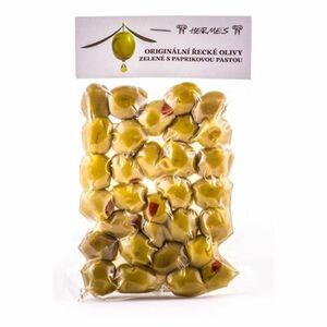 HERMES Vacum zelené olivy s papričkou 150 g obraz