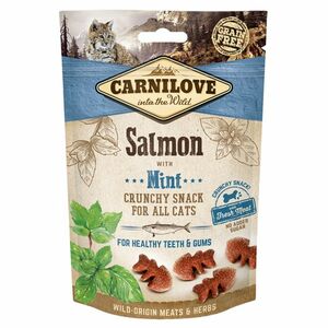 CARNILOVE Cat Crunchy Snack Salmon&Mint 50 g obraz
