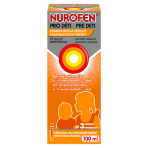 NUROFEN Pro děti pomeranč suspenze 20 mg/ml 100 ml obraz