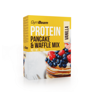 GYMBEAM Proteinové palačinky pancake & waffle mix vanilka 500 g obraz