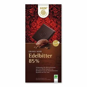 GEPA Hořká čokoláda s 85 % kakaa BIO 100 g obraz