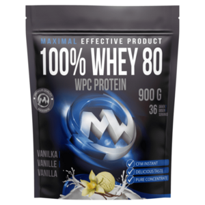 MAXXWIN 100% Whey protein 80 vanilka 900 g obraz