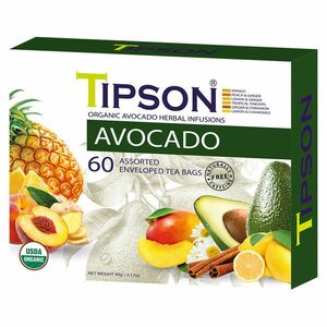 TIPSON Variace bylinných čajů s avokádem a přírodním aroma BIO 60 sáčků obraz