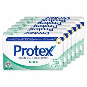PROTEX Ultra Tuhé mýdlo s přirozenou antibakteriální ochranou 6 x 90 g obraz