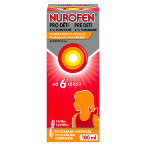 NUROFEN Pro děti 4% pomeranč 40 mg/ml 100 ml obraz