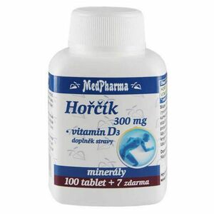MEDPHARMA Hořčík 300 mg + vitamin D3 107 tablet obraz