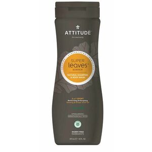 Attitude Přírodní pánský šampón & tělové mýdlo (2v1) Super leaves s detoxikačním účinkem - normální vlasy 473 ml obraz