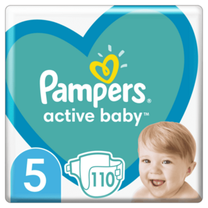 Pampers Active Baby plenky vel. 5, 11-16 kg, 110 ks obraz