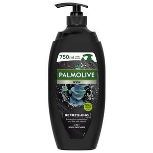 Palmolive Men Refreshing sprchový gel 3v1 pro muže pumpa 750 ml obraz