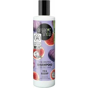 Organic Shop Objemový šampon na mastné vlasy Fíky a šípek 280 ml obraz