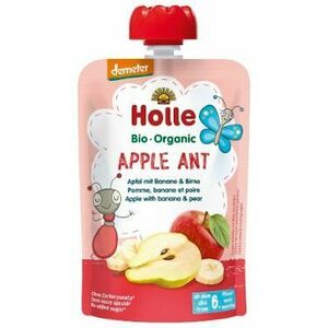 Holle Bio pyré - Apple Ant - Jablko a banán s hruškou 100 g obraz